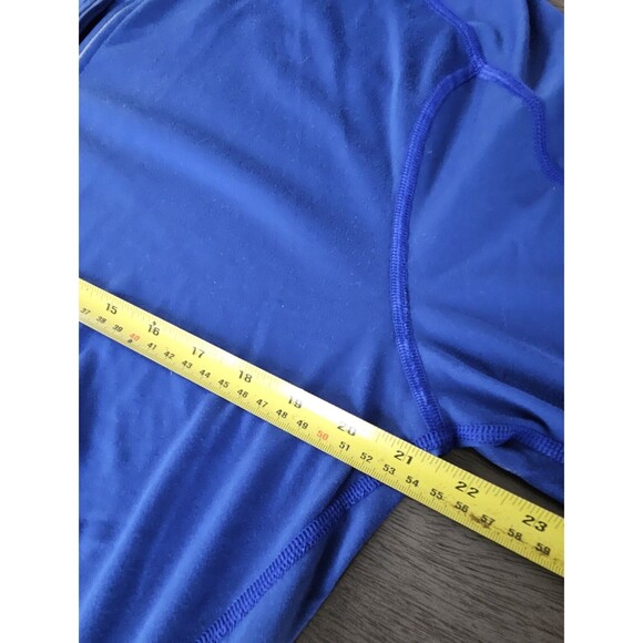 Carhartt Force Mens Med Extreme Quarter Zip Top Shirt Relaxed Fit Blue Athletic - Picture 5 of 7